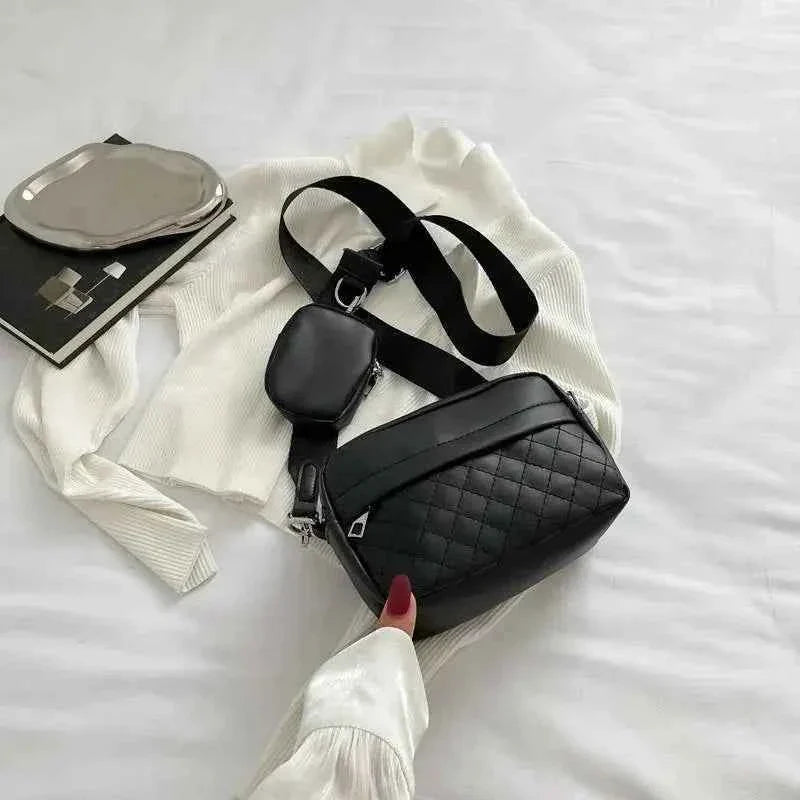 Quilted Crossbody Bag with Coin Pocket | Nayab Khatoon Pakistan